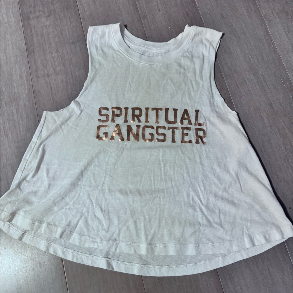 Spiritual ganster crop tank
